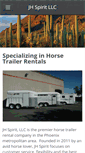Mobile Screenshot of horsetrailers4rent.com