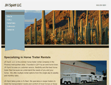 Tablet Screenshot of horsetrailers4rent.com